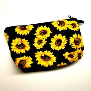 SUNFLOWER MAKEUP BAG